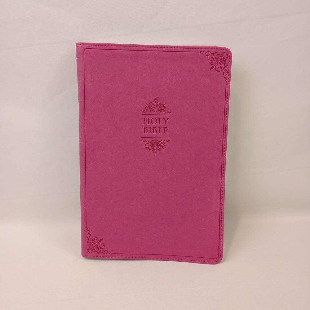 The Holy Bible NIV Pink Leather Thinline New International Version